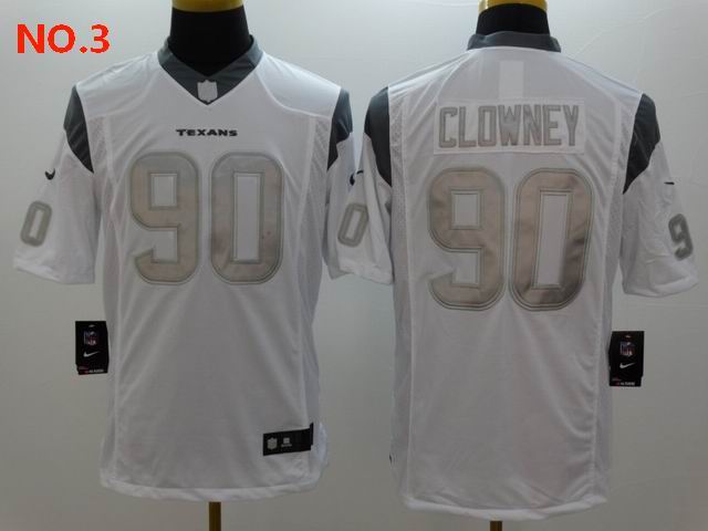 Houston Texans #90 Jadeveon Clowney Men's Nike Jersey NO.3;